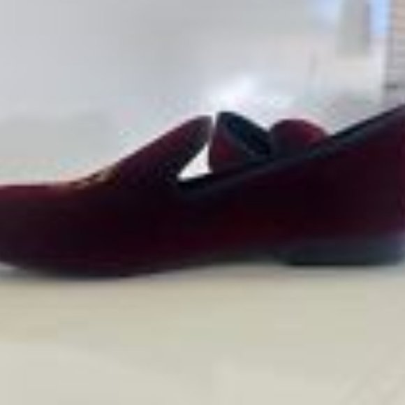 Versace red Gold Medusa Velvet Slipper 46 US 12 main image 7